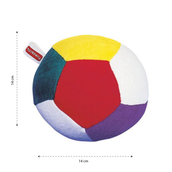 Funskool Giggles - Soft Ball , Stuffed soft toy,Multicolor, 6 months & above, Infant and Preschool Toys - Image 3