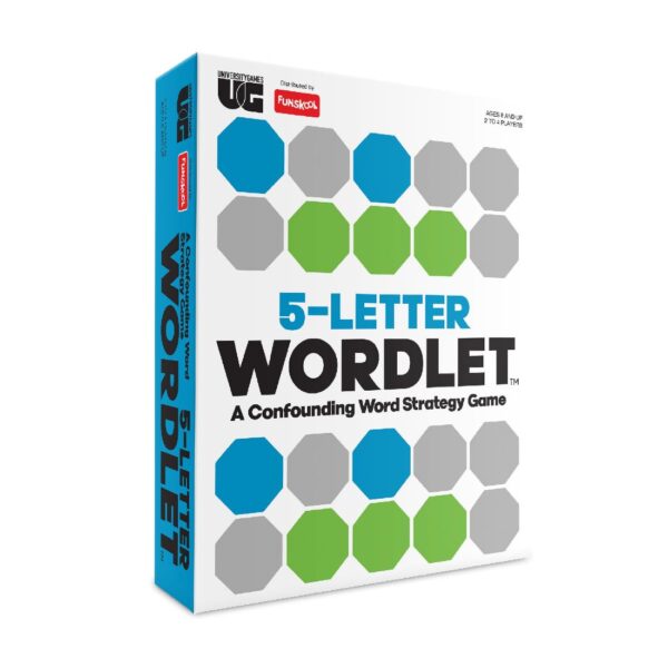 Funskool Games 5-Letter wordlet, Word Game, for Adults, Kids and Family, for 2 to 4 Players, for Ages 8+,Multicolor.