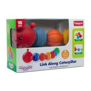 Giggles Link Along Caterpillar, Multicolor | Best Birthday Gift for Kids