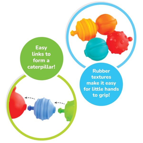 Giggles Link Along Caterpillar, Multicolor | Best Birthday Gift for Kids - Image 5