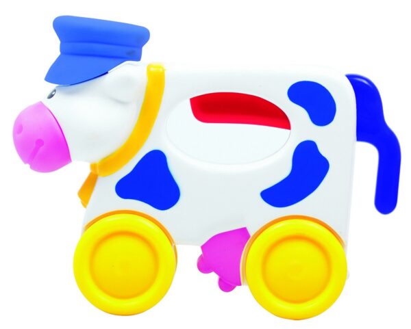 Giggles - Dairy Daisy, Shape Sorting Pull Along Toy, Features Shapes, Rattling Sound, Colours, 6 Months & Above, Infant and Preschool Toys - Image 9