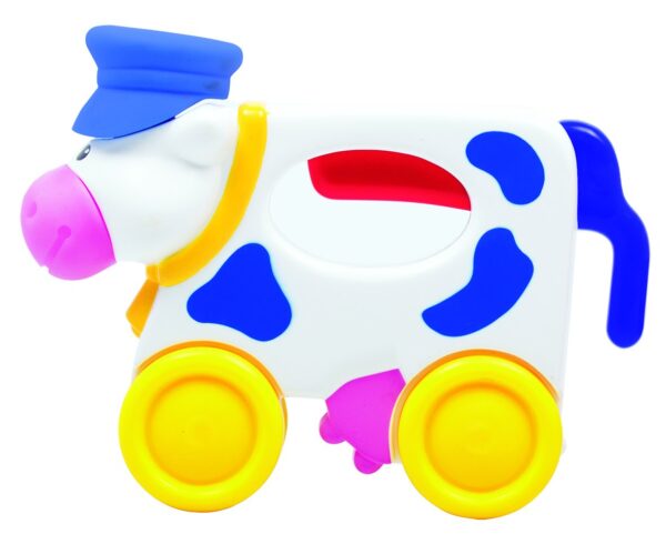 Giggles - Dairy Daisy, Shape Sorting Pull Along Toy, Features Shapes, Rattling Sound, Colours, 6 Months & Above, Infant and Preschool Toys - Image 12