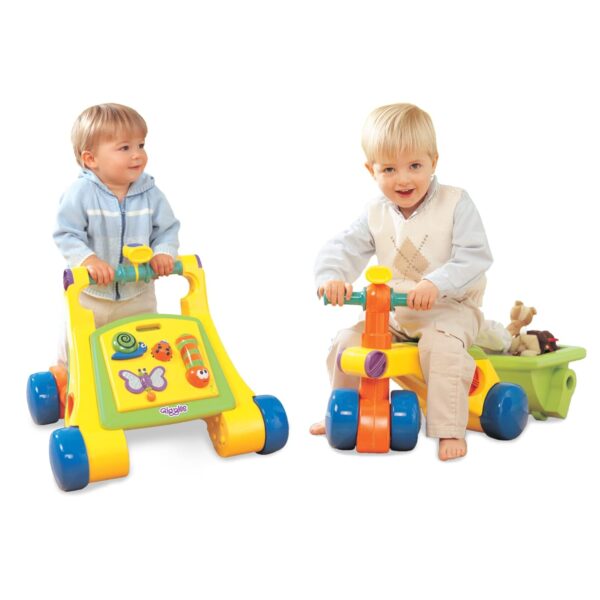 Giggles Funskool Walk N Drive, 3in1 Fun & Development Activity Toy for Babies, Encourage Walking, Improve Balance & Coordination, Stimulate Senses,Multicolor, Gift Set for Kids, Ages 9+ Months - Image 4