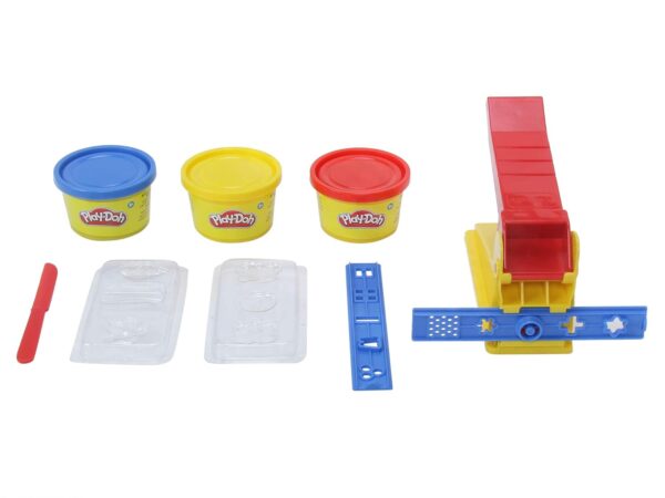 Play-Doh Fun Factory Tool Set Arts and Crafts Toy for Kids 3 Years and Up with 3 Non-Toxic Colors, Multicolor - Image 3