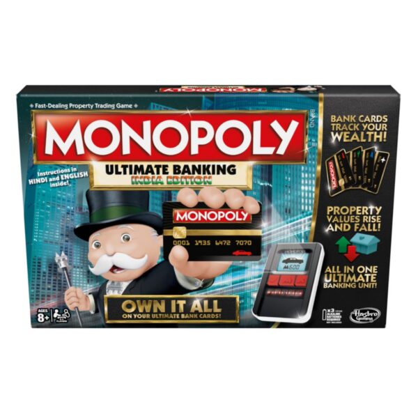 Monopoly Ultimate Banking Edition Board Game, Includes Electronic Banking Unit, Christmas Gift, Fun Christmas Board Game For Families And Kids, Strategy Game for kids Ages 8+, best Xmas gift - Image 6