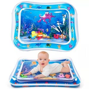 Inflatable Water Mat Stimulating Play for Newborns, Interactive Promoting Sensory Development in a Safe and Enjoyable Water-Filled Environment.