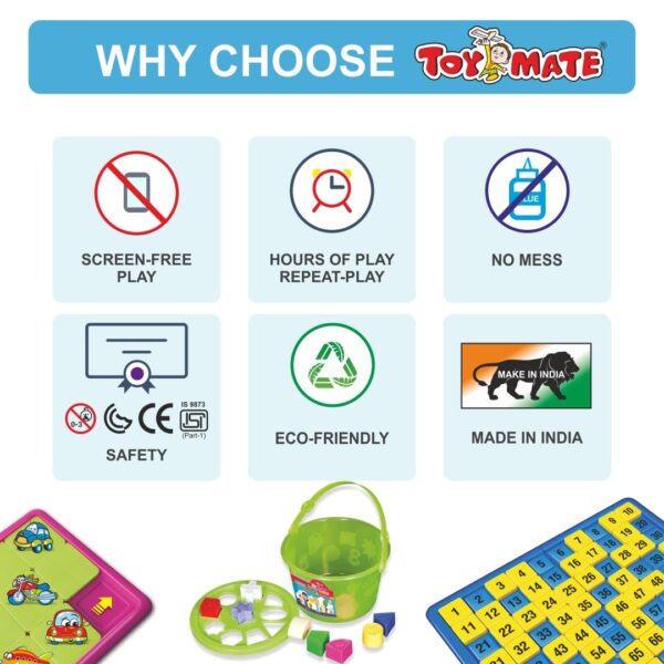 Toymate Spinning Joy - A Shape ‘N’ Spin Gear Sorter. A Developmental Activity Toy for Kids Ages 2-4+. Toddlers Sortering Game with Multiple Colors and Shapes. - Image 7
