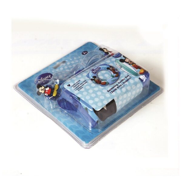 Disney Micky Mouse Swim Ring and Goggles Set Combo Pack , Kids ages 3 years and above - Image 2