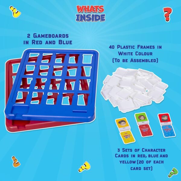 Funskool Games, Who's it,Family Games, Strategy Board Games, Get into Funzone, Toys for Kids, Guessing Game,Multicolor, Ages 6 and Above,Multicolor - Image 3