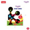 Funskool Giggles - Star Links toys for kids, Multicoloured Interlocking Learning Educational Blocks, Improves Creativity And Construction Blocks For Kids, 6 Months & Above, Infant and Preschool Toys - Image 5