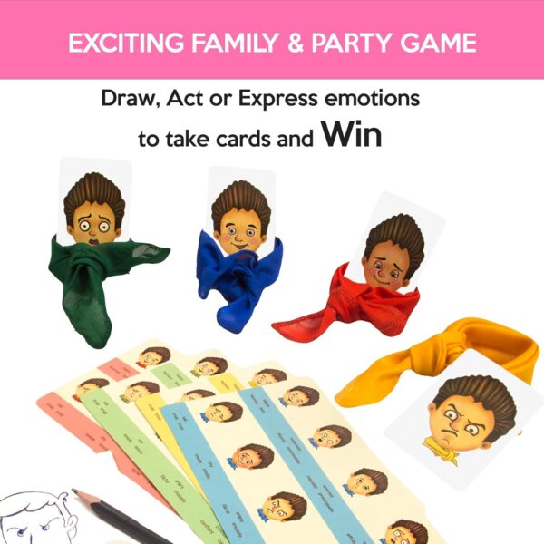 Chalk and Chuckles Seek Four, Nutty Game of Feelings and Expressions (6 to 99 Years) - Image 2