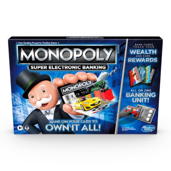 Monopoly Super Electronic Banking Board Game, Cashless Tap Technology, Board Game for Kids Teens and Adults, Strategy Games for Boys & Girls, Birthday Gift for Kids Ages 8+ - Image 3
