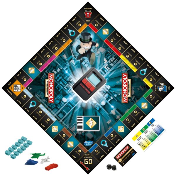 Monopoly Ultimate Banking Edition Board Game, Includes Electronic Banking Unit, Christmas Gift, Fun Christmas Board Game For Families And Kids, Strategy Game for kids Ages 8+, best Xmas gift - Image 5