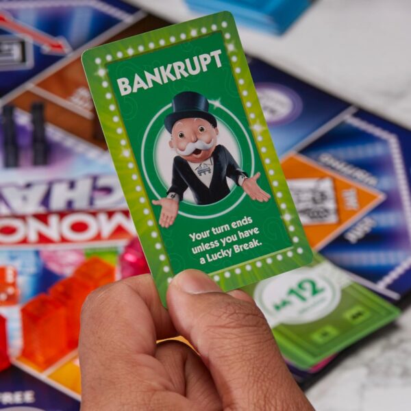 Monopoly Chance Board Game for Adults and Kids | Fast-Paced Family & Party Board Game | Ages 8+ | 2-4 Players | Birthday Gift for Kids & Families - Image 7
