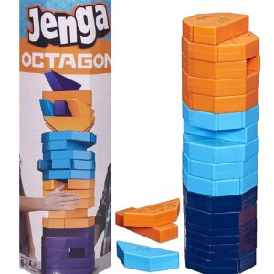 Plastic Octagon Blocks 15 Center Blocks, 30 Edge Blocks Age 6 + with 45 Pcs for Kids and Toddlers- Pack of 1 Multicolor
