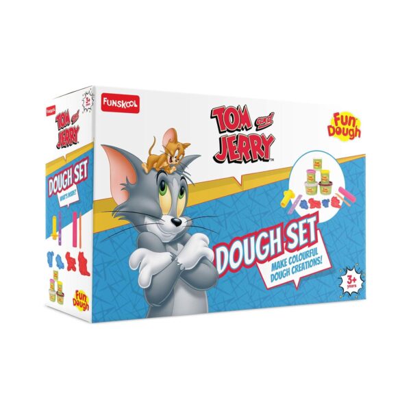 Fundough Tom & Jerry Dough Kit, Multicolor - Image 2