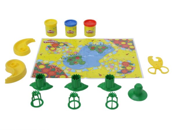 PLAY-DOH Flower Maker Toy for Kids 3 Years and Up with 3 Non-Toxic Colors - Image 5