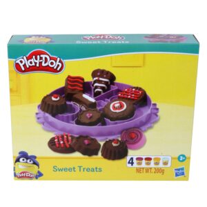 Play-Doh Sweet Treats Playset for Kids 3 Years and Up with 4 Non-Toxic Colors, Multicolor