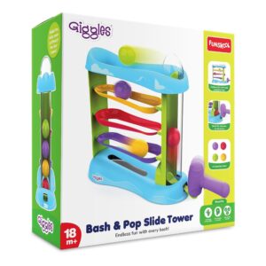 Funskool Bash & Pop Slide Tower | Best Birthday Gift for Kids