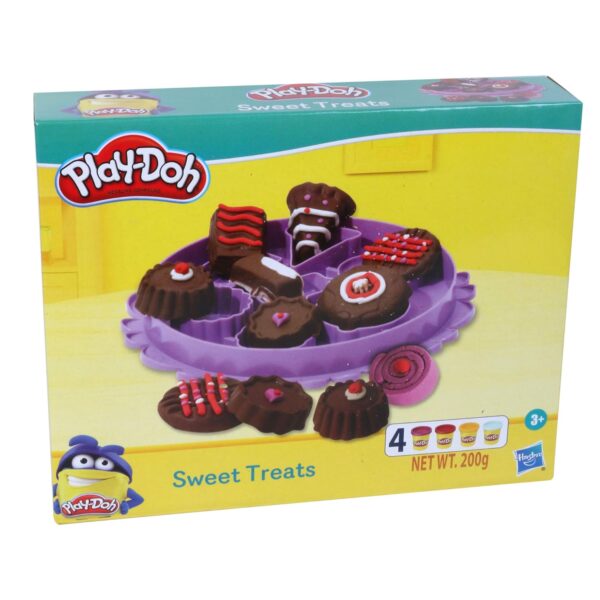 Play-Doh Sweet Treats Playset for Kids 3 Years and Up with 4 Non-Toxic Colors, Multicolor - Image 4