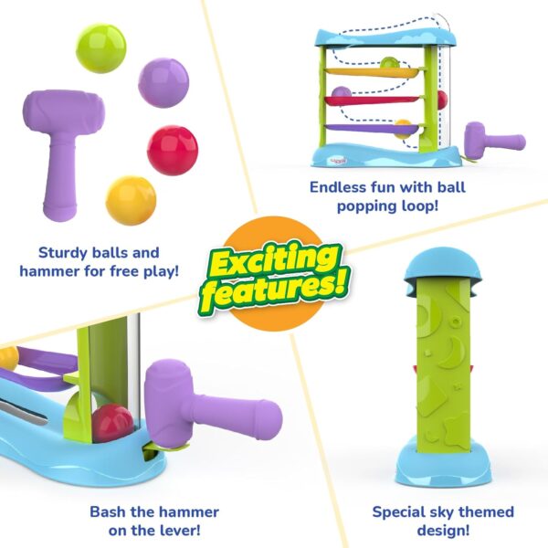 Funskool Bash & Pop Slide Tower | Best Birthday Gift for Kids - Image 4