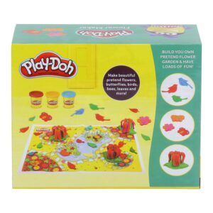 PLAY-DOH Flower Maker Toy for Kids 3 Years and Up with 3 Non-Toxic Colors