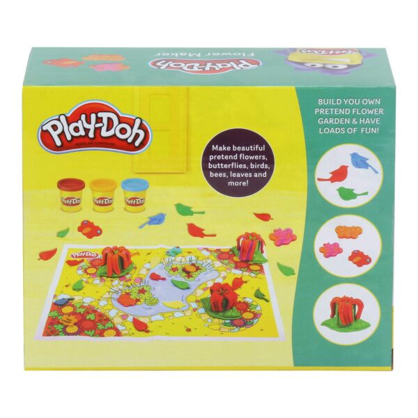 PLAY-DOH Flower Maker Toy for Kids 3 Years and Up with 3 Non-Toxic Colors