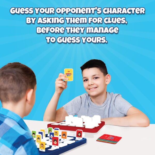 Funskool Games, Who's it,Family Games, Strategy Board Games, Get into Funzone, Toys for Kids, Guessing Game,Multicolor, Ages 6 and Above,Multicolor - Image 4