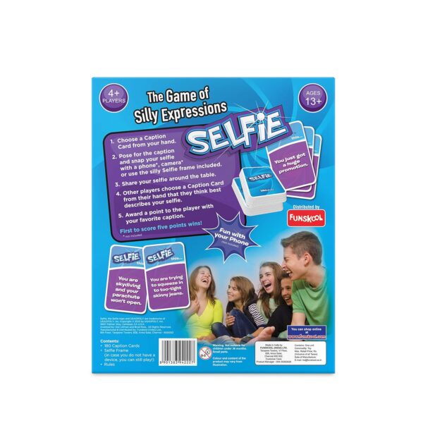 Funskool Games, Selfie, Party and Family Game, The Game of Silly Expressions, 4 + Players,Ages 13 and Above - Image 2