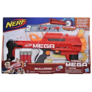 Nerf AccuStrike Mega Bulldog Blaster, Toy Blaster, For Kids Ages 8 Years Old And Up (Multicolour)