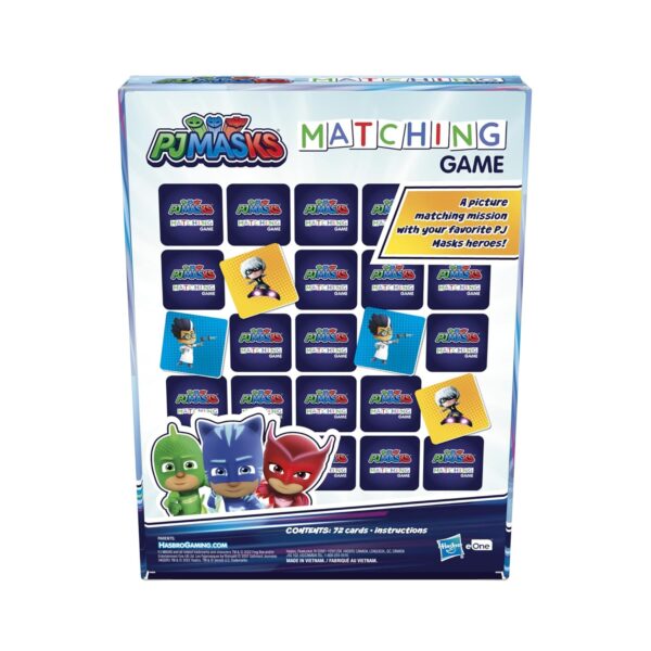 PJ Masks Hasbro Gaming Matching Game for Kids Ages 3&Up,Fun Preschool Game for 1+ Players,Multicolor - Image 6
