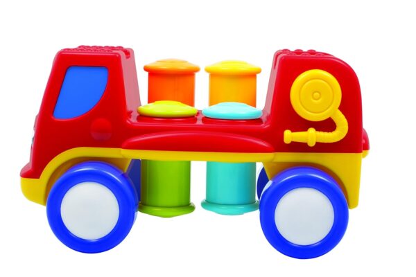 Giggles Funskool - Peg Basher Fire Engine, Hammer Learning Toy For Kids, Light & Sound, 12 Months & Above, Infant And Preschool Toys - Image 5