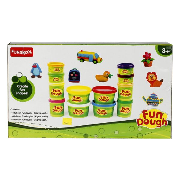 Funskool Fundough Colour Party Box, 12 Tubs (Multicolour) - Image 3
