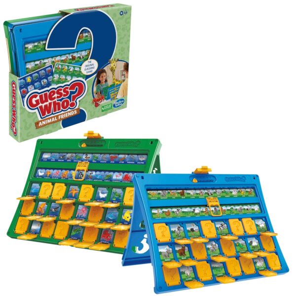 Hasbro Guess Who Animal Friends Board Game for Kids Ages 6+, Guess Who? Game with Animals, Includes 2 Double-Sided Animal Sheets - Image 7