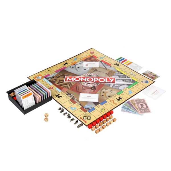 Monopoly Deluxe Edition Board Game, Fantasy Board Game, Games & Puzzles for Friends and Family, Board game for Boys and Girls Ages 8 years+ - Image 2