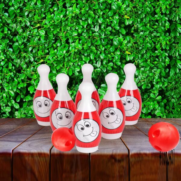 Bowling Game for Kids Toy with 10 Big Pin and 2 Big Ball Indoor and Outdoor Fun Activity Toy Game for Kids Fun Learning Toy Game Early Development Activity Bowling Toys - Image 2