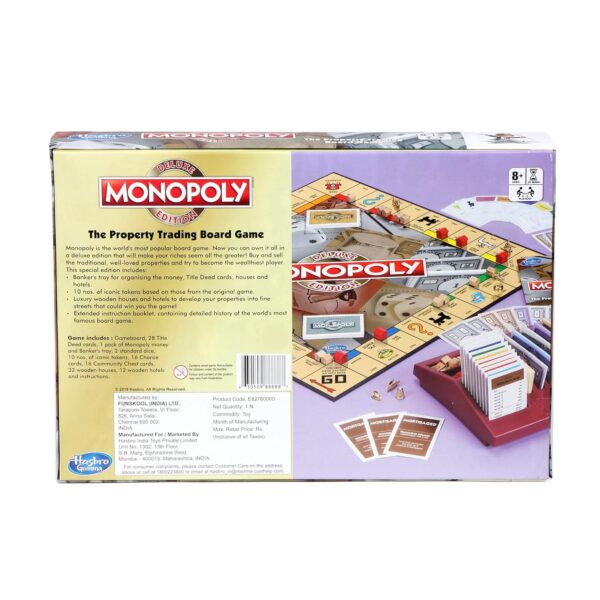 Monopoly Deluxe Edition Board Game, Fantasy Board Game, Games & Puzzles for Friends and Family, Board game for Boys and Girls Ages 8 years+ - Image 4