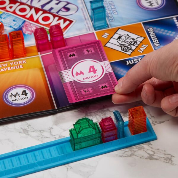 Monopoly Chance Board Game for Adults and Kids | Fast-Paced Family & Party Board Game | Ages 8+ | 2-4 Players | Birthday Gift for Kids & Families - Image 5