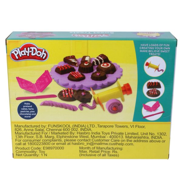 Play-Doh Sweet Treats Playset for Kids 3 Years and Up with 4 Non-Toxic Colors, Multicolor - Image 5