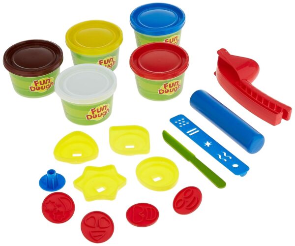 Fundough - Happy Faces, Gift for Girl Boys, 3years +, Multicolor - Image 4