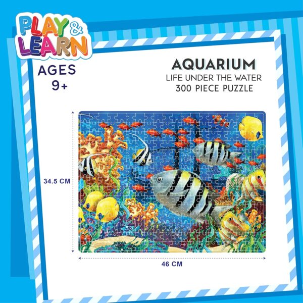 Funskool-Acquarium,Educational,300 Pieces,Puzzle,for 9 Year Old Kids and Above,Toy - Image 5