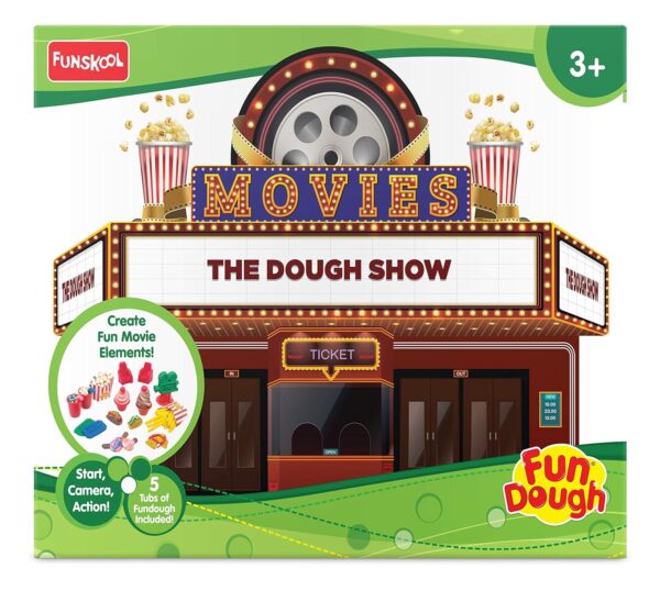 Fundough - Movies, Shaping and Sculpting, 3years +, Multicolor