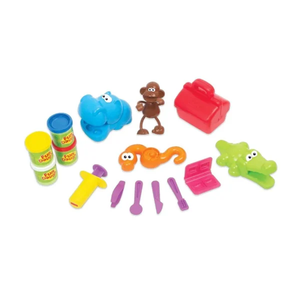 Fundough - Doctor Dough Kit, Shaping and Sculpting Playset, 3years +, Multicolor - Image 2