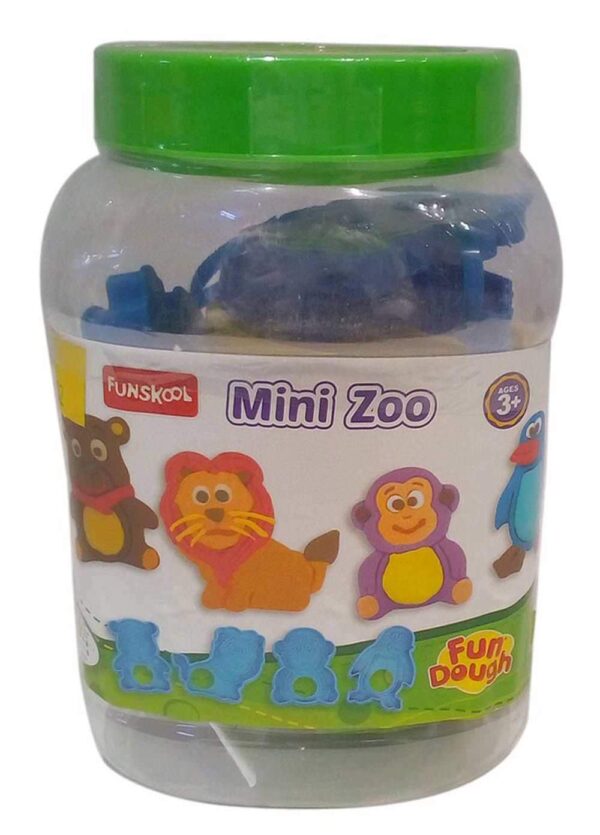 Funskool Fundough Mini Zoo - Multi Colour