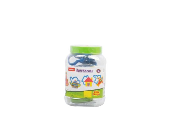 Fundough -Fun forms , Shaping and Sculpting , 3years + , Multicolor