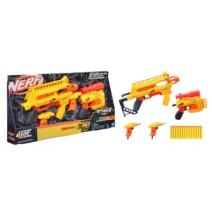 Nerf Alpha Strike Infantry Pack, 24-Piece Set Includes 4 Blasters and 20 Official Elite Darts, for Kids, Teens, Adults, Multicolor