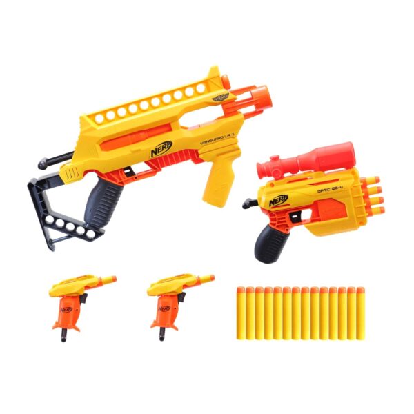 Nerf Alpha Strike Infantry Pack, 24-Piece Set Includes 4 Blasters and 20 Official Elite Darts, for Kids, Teens, Adults, Multicolor - Image 2