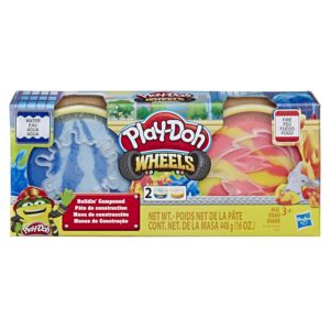 Play-Doh Wheels Fire and Water Buildin' Compound 2-Pack of 8-Ounce Cans