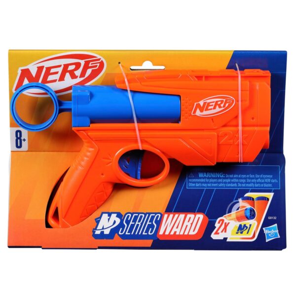 Nerf N Series Ward Foam Dart Blaster, 2 N1 Darts Compatible Only with N Series Blasters, Kids Outdoor Games, Ages 8+ - Image 3
