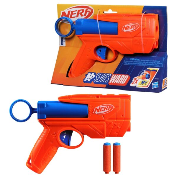 Nerf N Series Ward Foam Dart Blaster, 2 N1 Darts Compatible Only with N Series Blasters, Kids Outdoor Games, Ages 8+ - Image 15